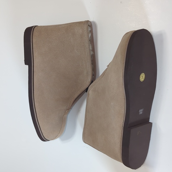 The Vermont Country Store Tan Suede Ankle Boots Size 9 - Picture 6 of 11